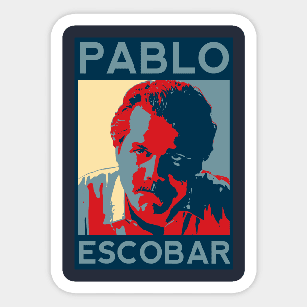 Narcos - Pablo Escobar Sticker by AquaDuelist